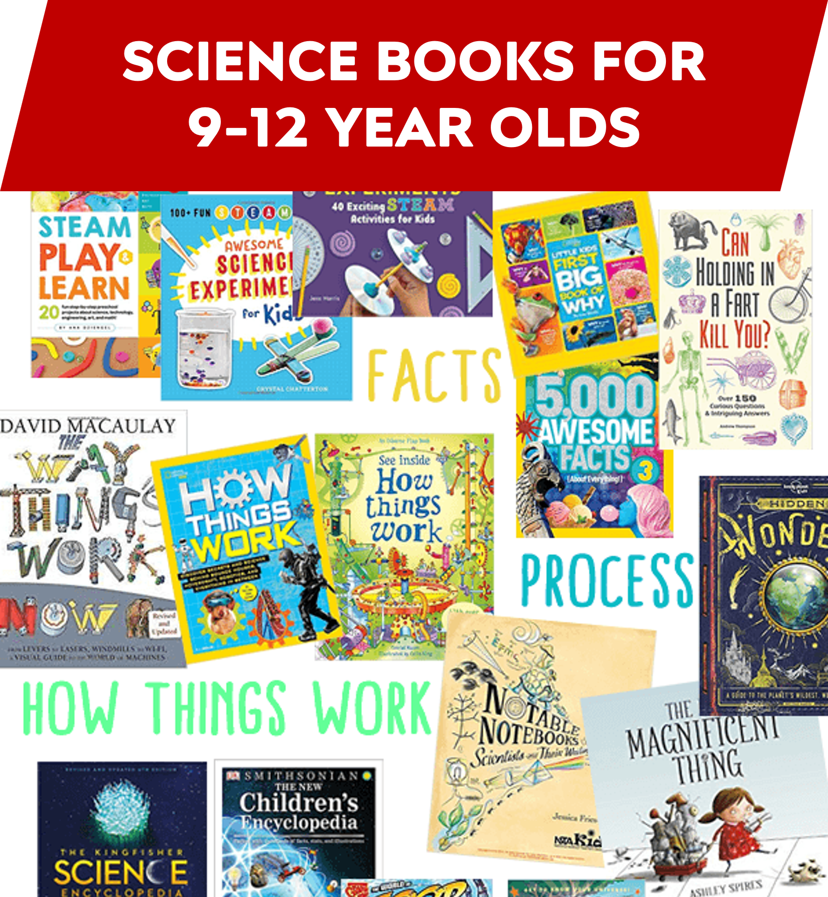 science books for 9-12y