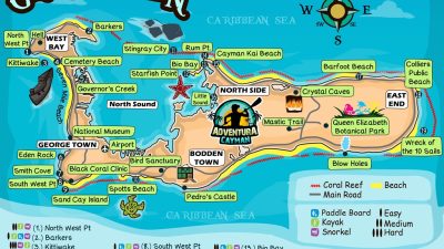 cayman islands map kiddometer