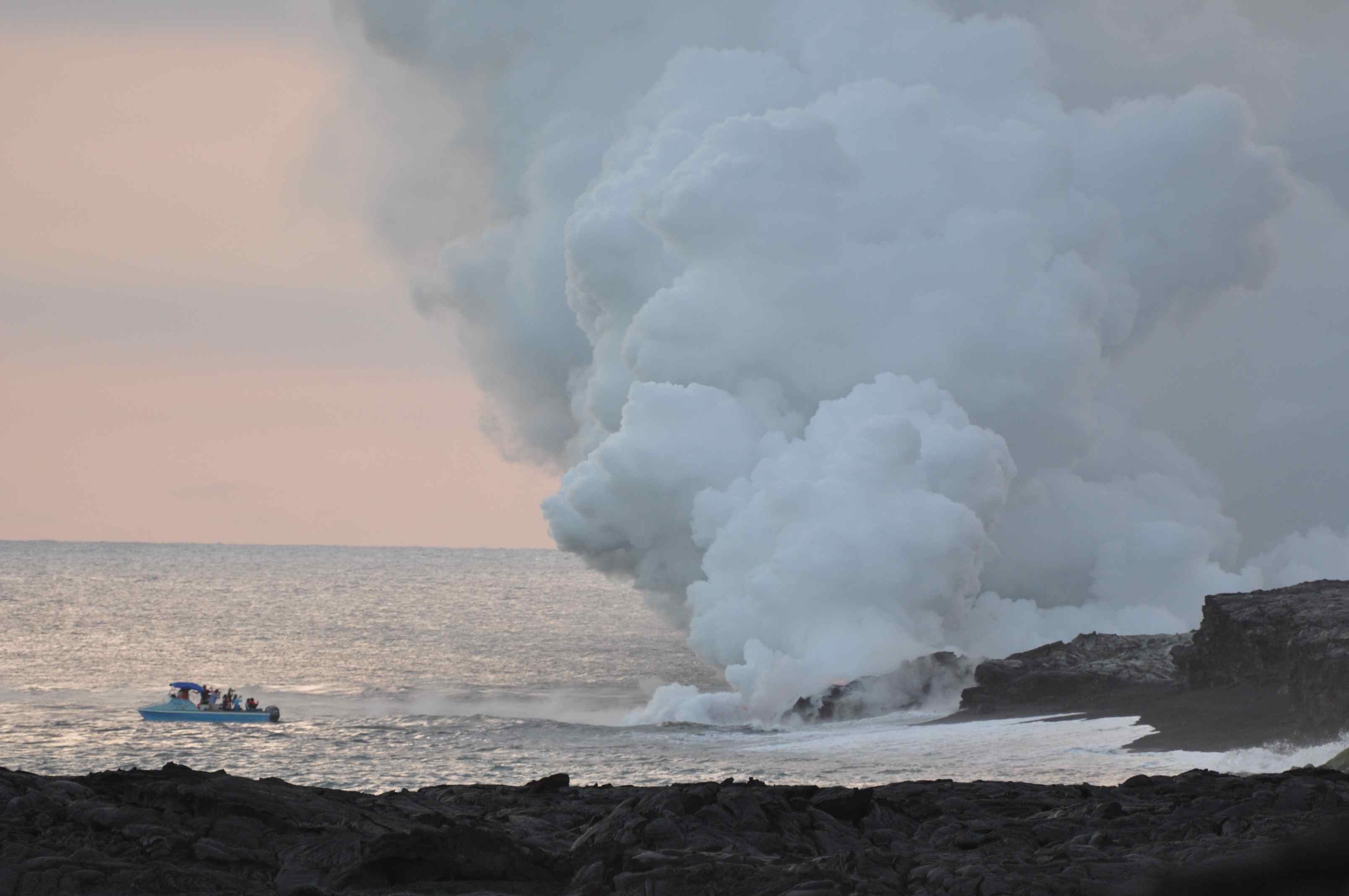 Kalapana Lava Viewing Area