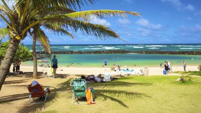 Lydgate beach kauai