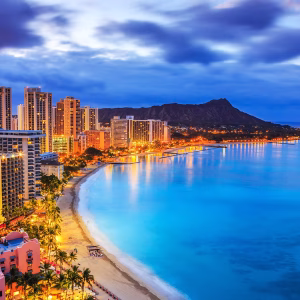 Waikiki bay oahu