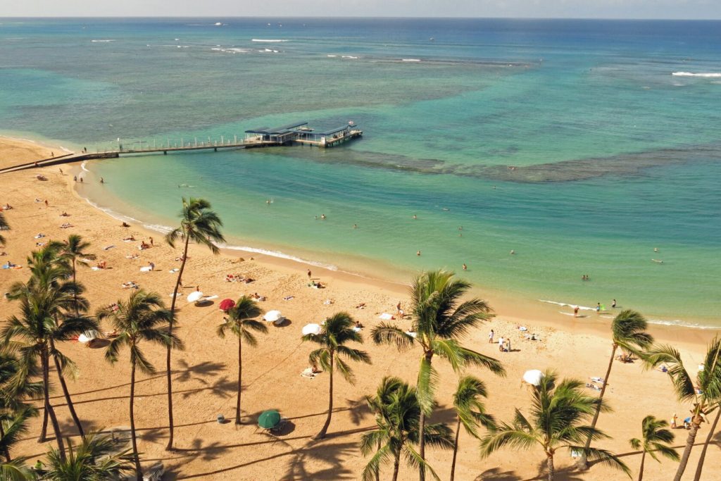 Kahanamoku beach oahu