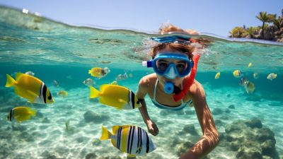 best kid-friendly snorkeling aruba