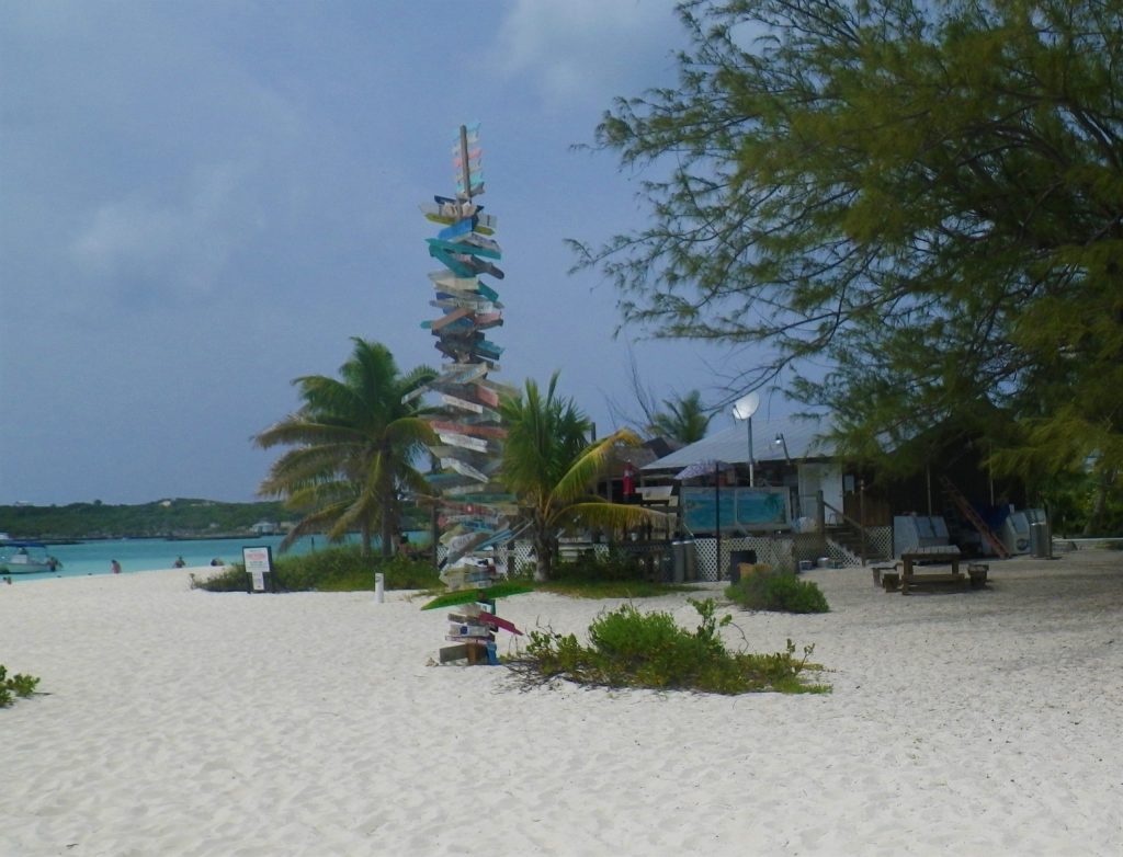 chat n chill beach exuma bahamas