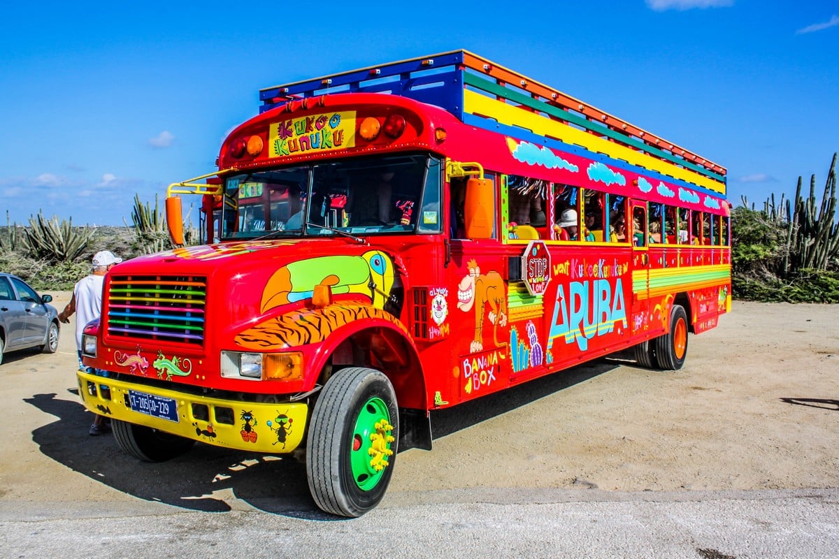 island limo bus tour aruba