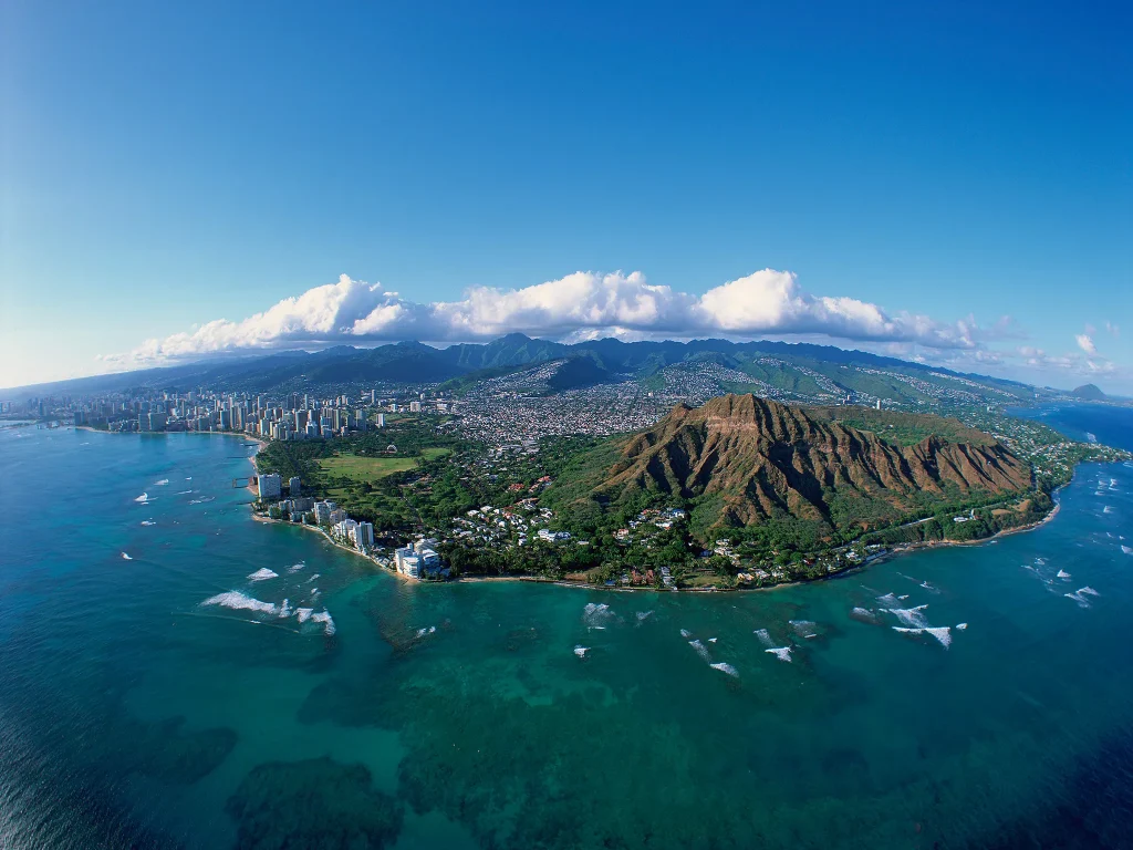 oahu aerial view
