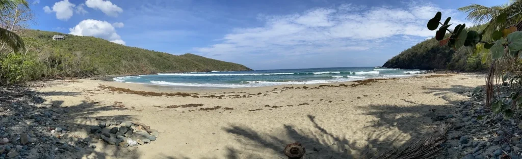 sant amaria beach path st thomas