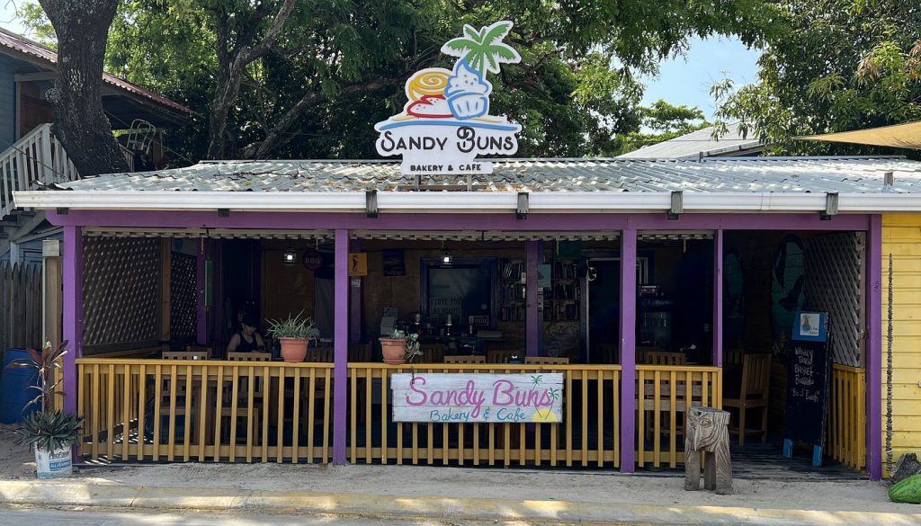 sandy suns bakery roatan