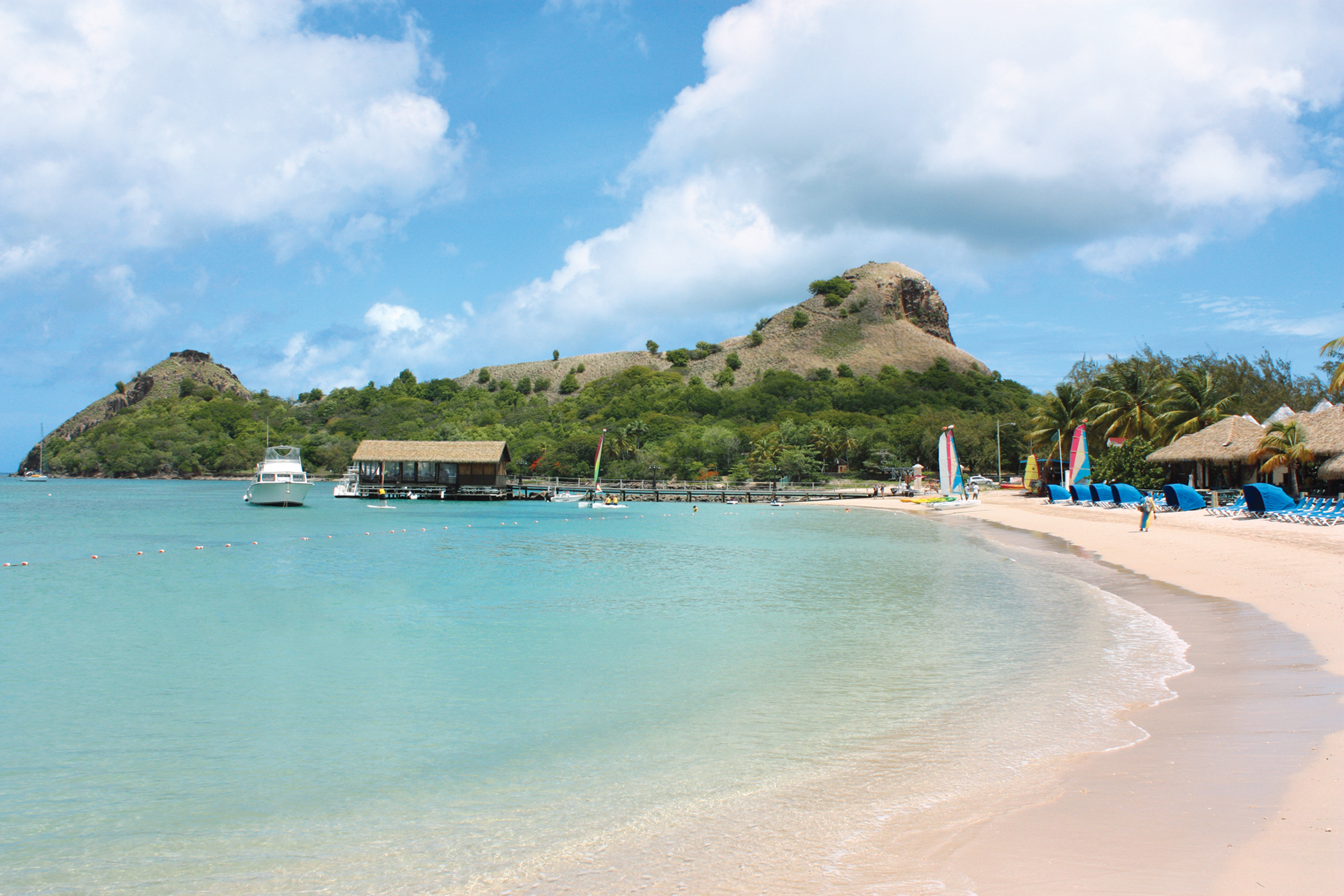 Pigeon Island beach
