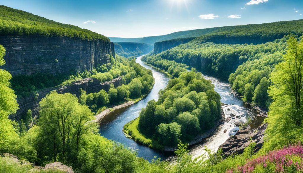 Family hikes Lehigh-Gorge-State-Park poconos