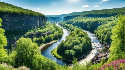 Family hikes Lehigh-Gorge-State-Park poconos