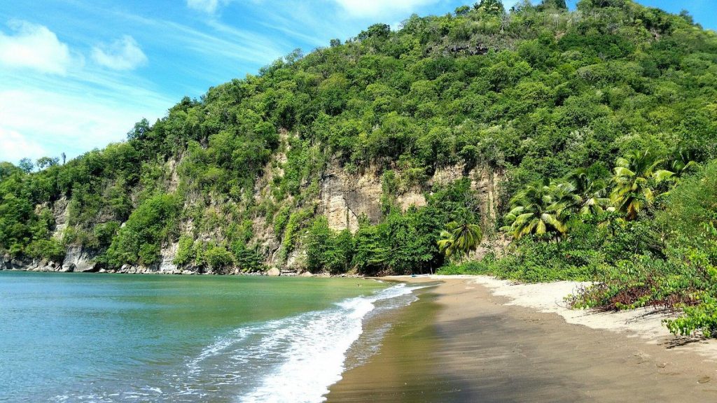 Roseau beach Dominica