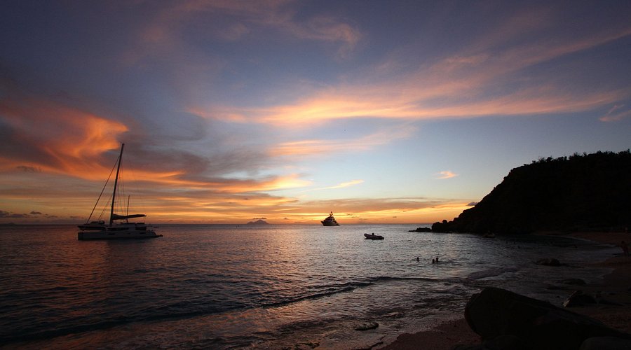 Watching a Sunset at Fort Karl st barth