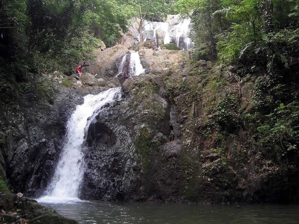 family hikes argyle-waterfall tobago