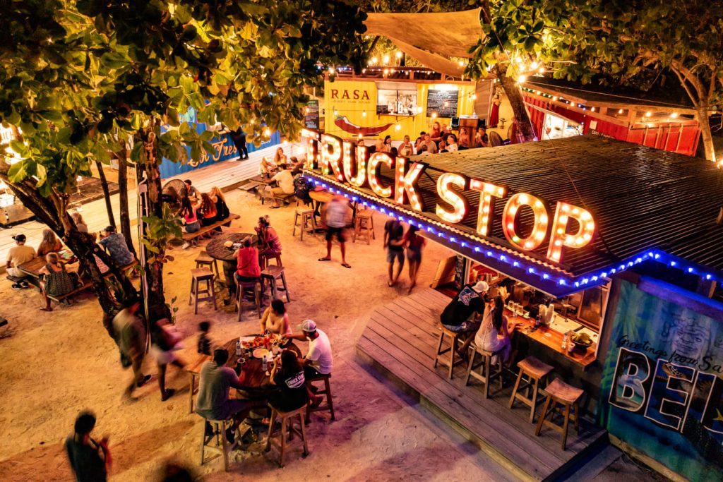 family restaurants truckstop ambergris caye belize
