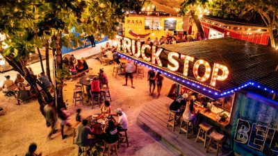 family restaurants truckstop ambergris caye belize