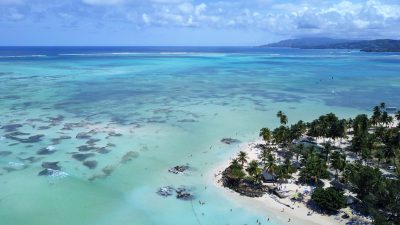 family snorkeling trinidad
