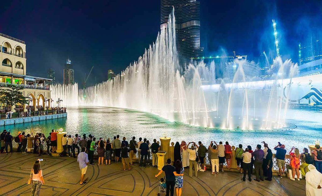 fountain show dubai