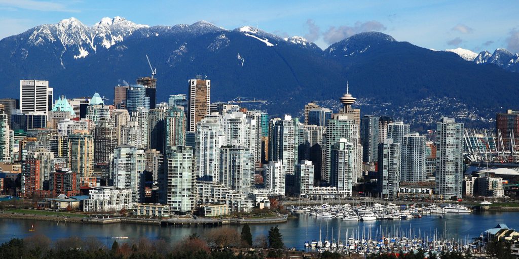 Vancouver city skyline