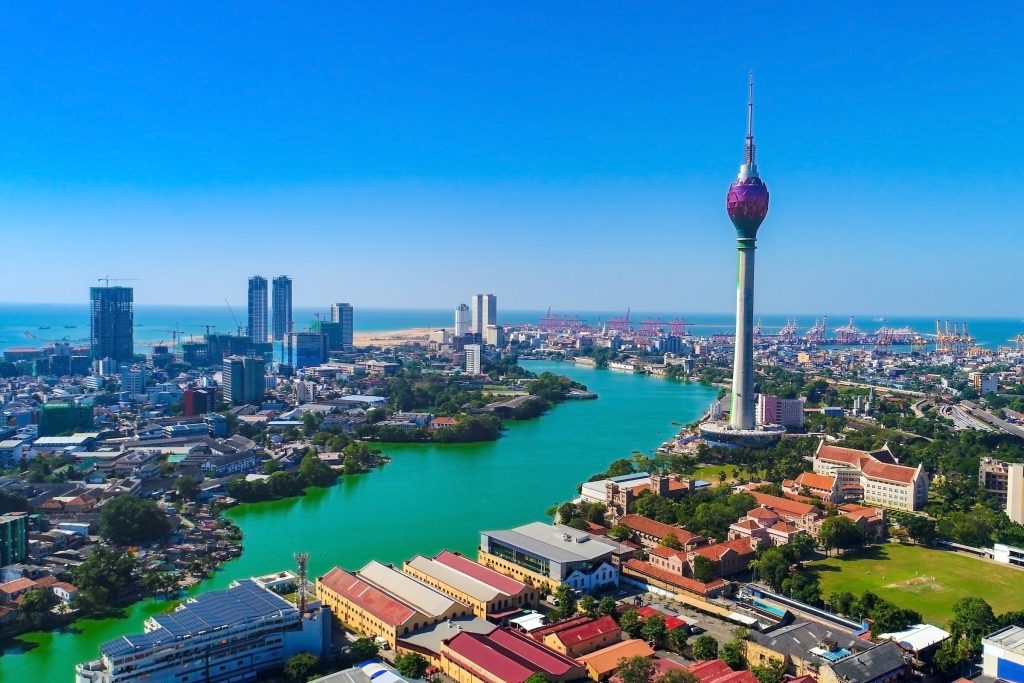 Colombo city skyline