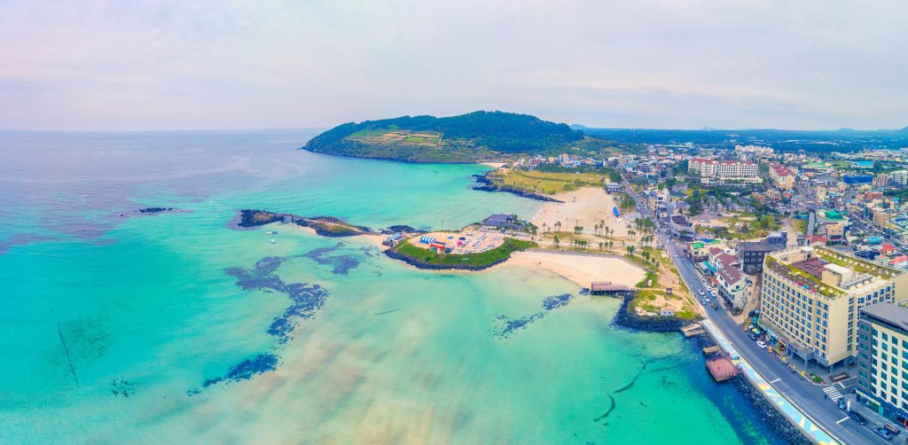 jeju island aerial