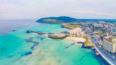 jeju island aerial