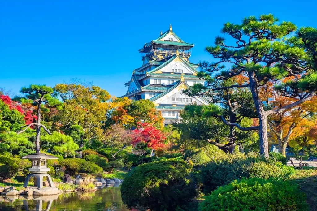 osaka temple view