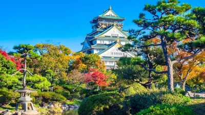 osaka temple view