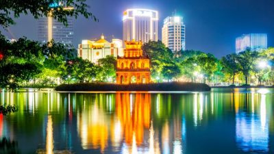 hanoi night skyline