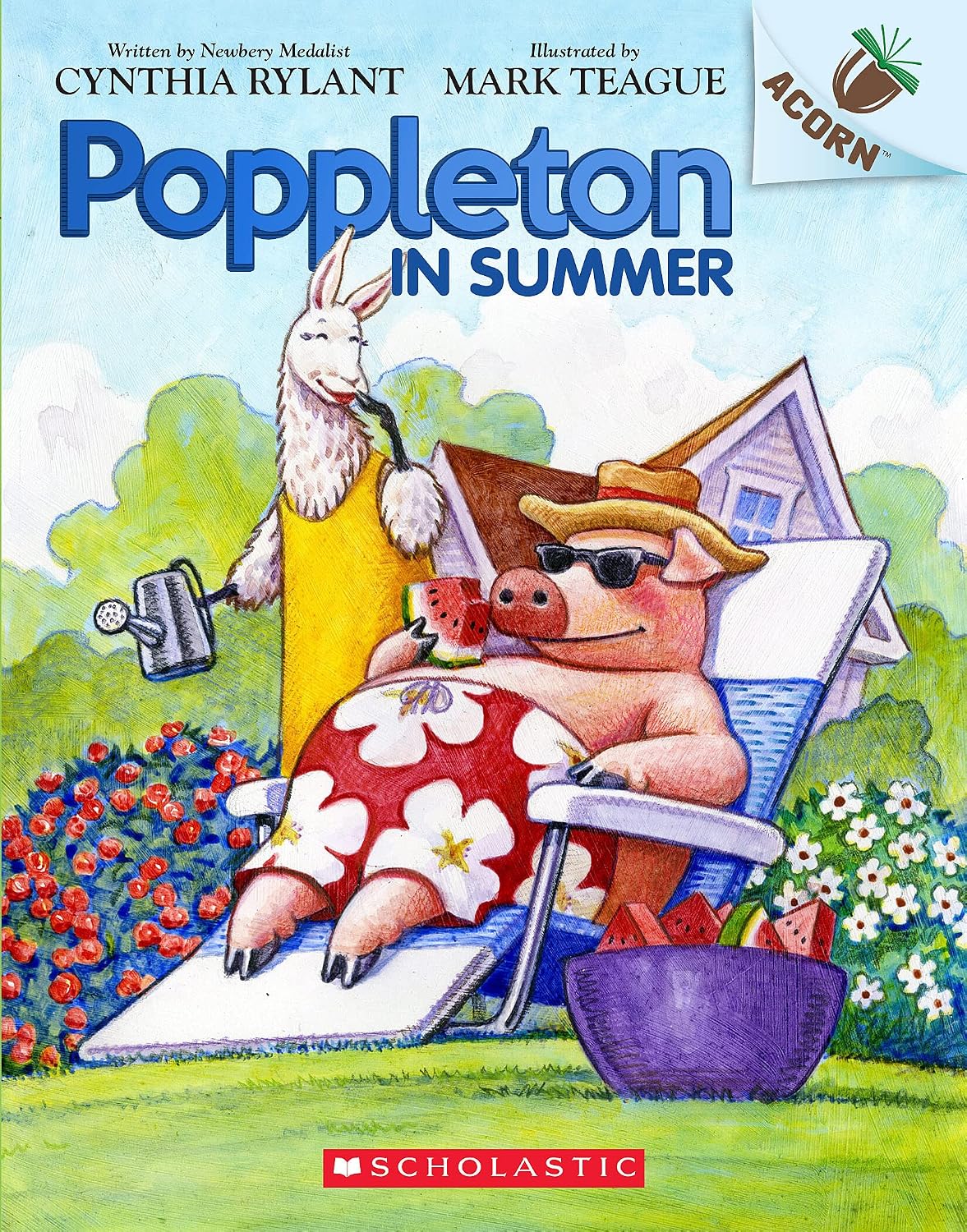 Poppleton in Summer: An Acorn Book by Cynthia Rylant