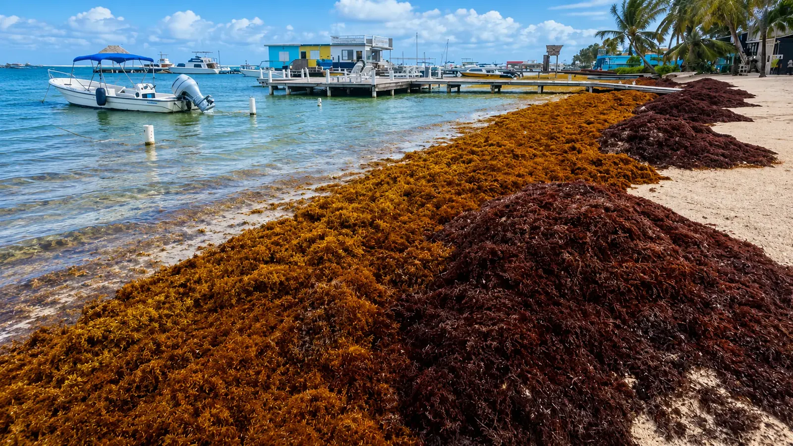 Belize Sargassum Season 2026: When & Seaweed Map