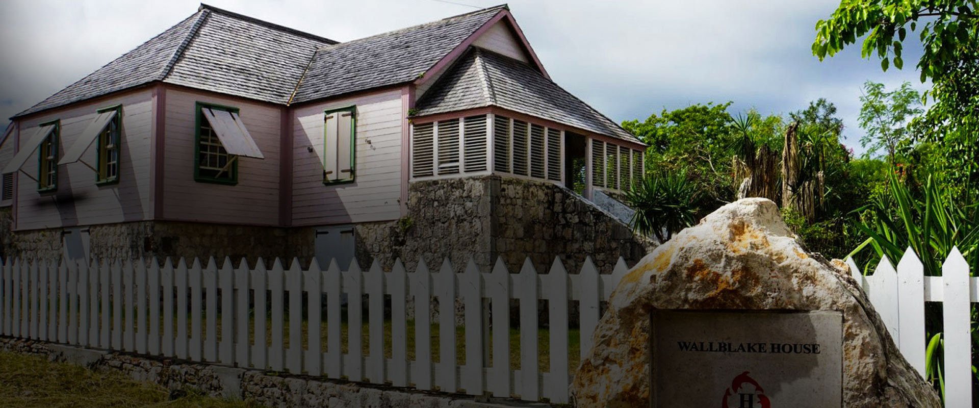 Wallblake House, an 18th-century plantation house in The Valley, Anguilla
