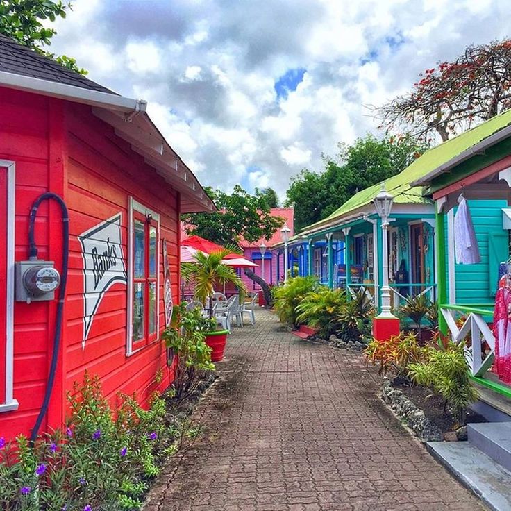 Mystery Morning: Can you tell us where these beautifully painted chattel  houses are located in Barbados?