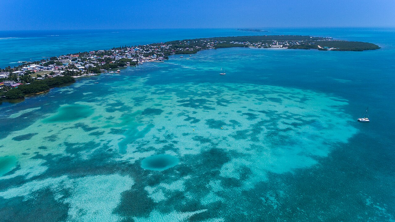 Caye Caulker waterfront Belize