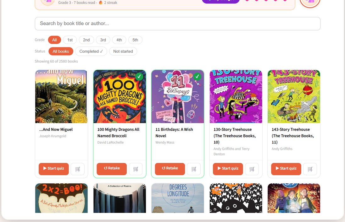 Browse 3,500+ books, grades 1-5