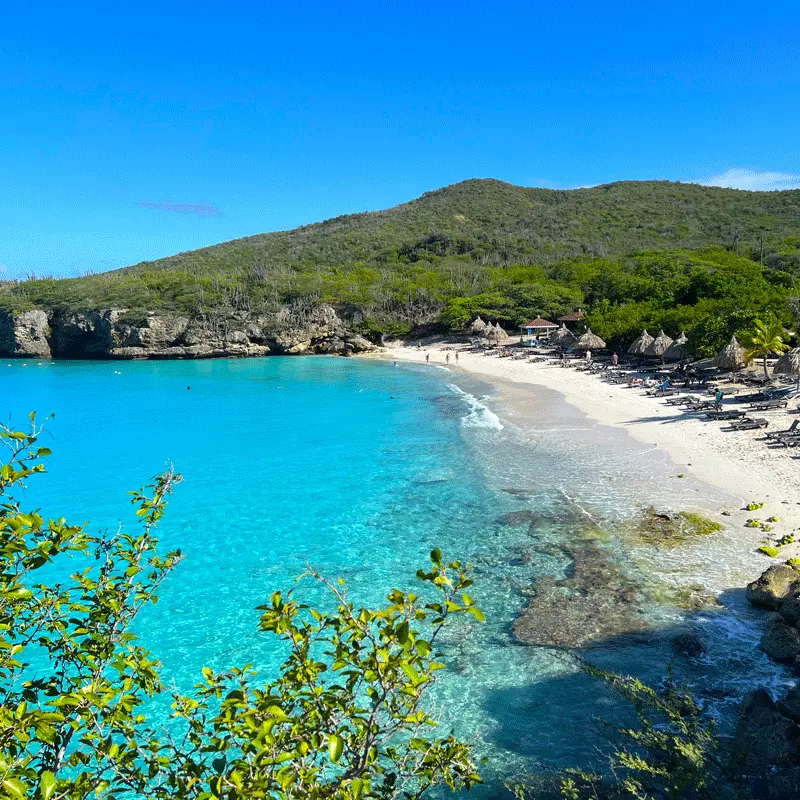 A family-friendly beach in Curacao