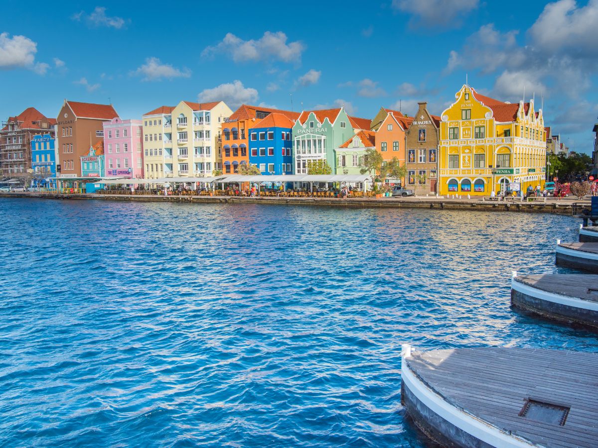 Willemstad's colorful waterfront, Curacao