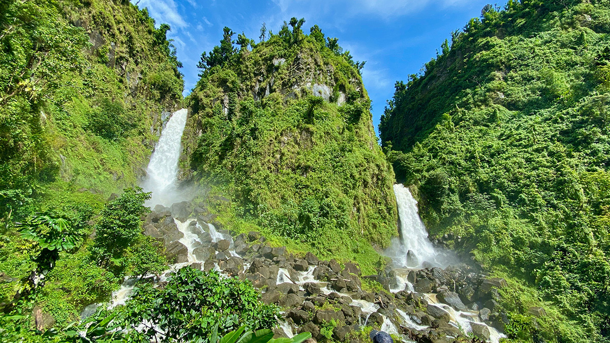 Trafalgar Falls, Dominica: Visiting Father & Mother Falls