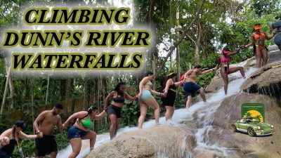 Climbing the World Famous Dunn's River Falls in Jamaica | Driving In Jamaica in 2022