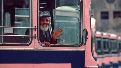 Pink Bus Driver Bermuda | Hamilton Bermuda had (maybe still … | Flickr