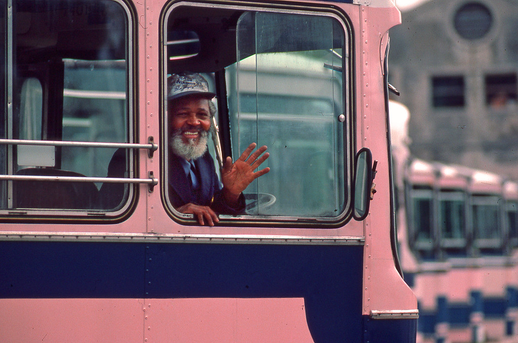Pink Bus Driver Bermuda | Hamilton Bermuda had (maybe still … | Flickr