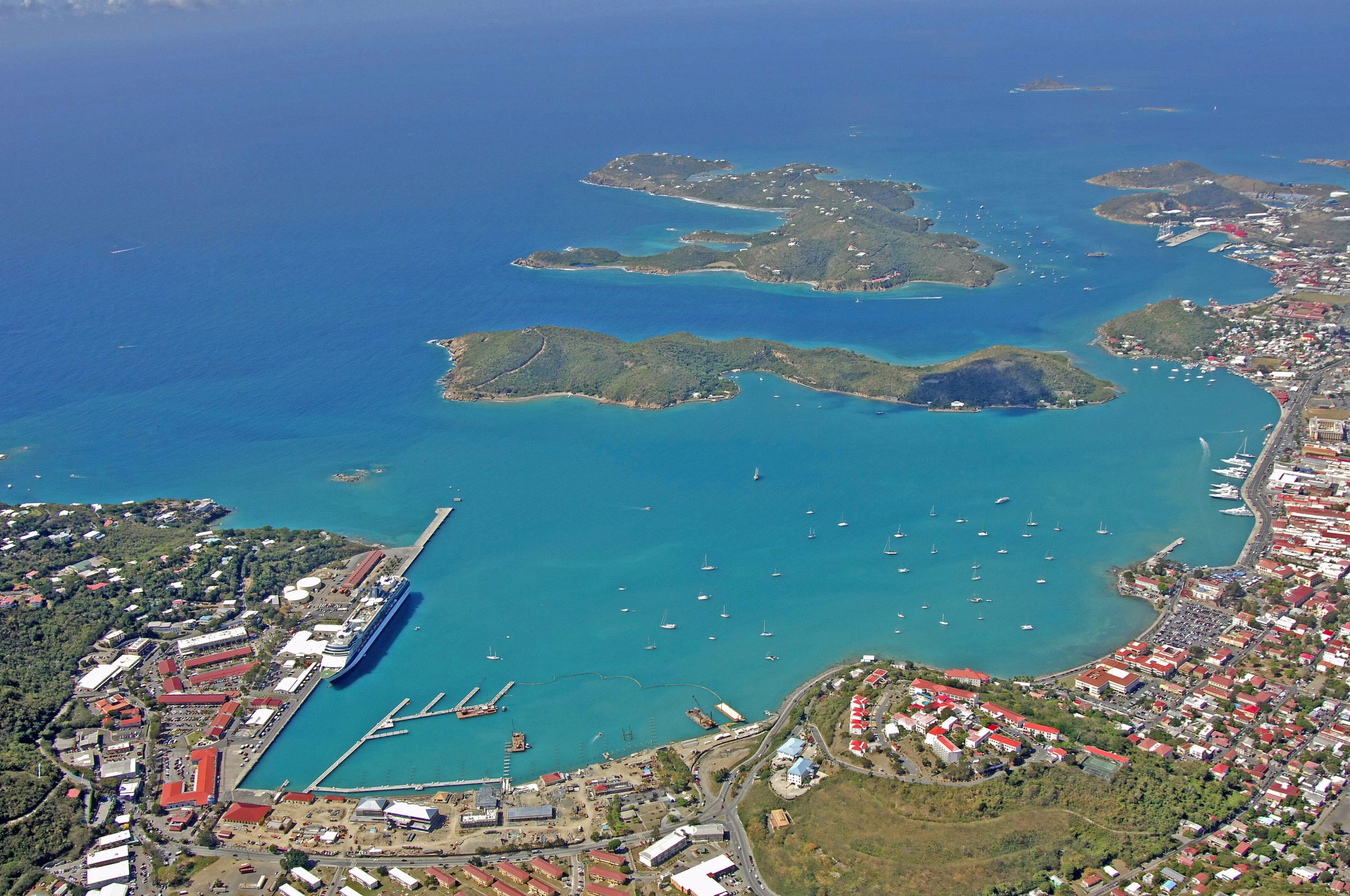 Charlotte Amalie - Long Bay in Charlotte Amalie, Saint Thomas, U.S. Virgin  Islands - harbor Reviews - Phone Number - Marinas