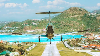 St. Barts Gustaf III Airport: The Rich & Famous Flights
