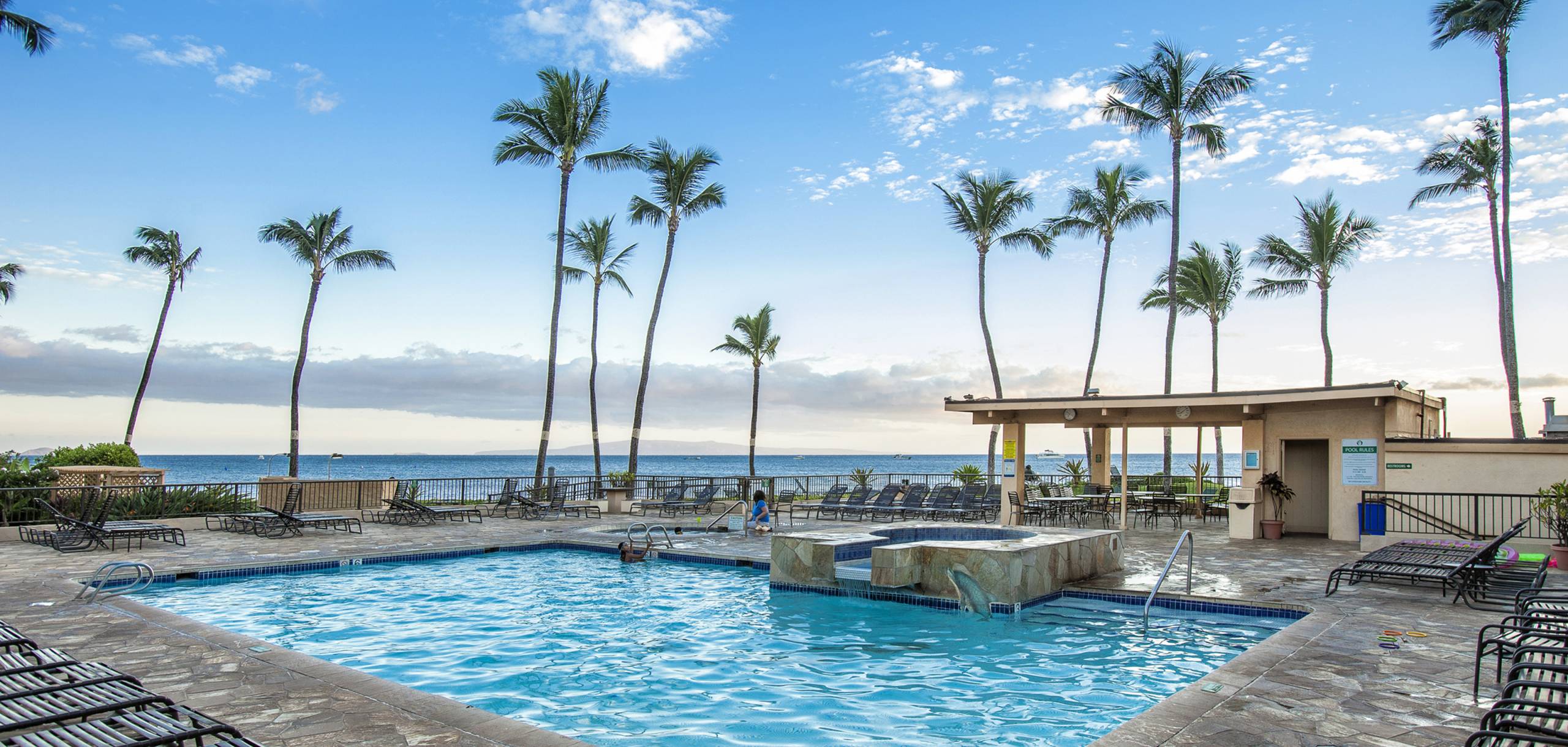 Sugar Beach Resort Kihei Maui oceanfront pool
